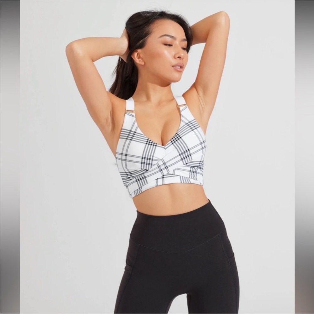 Buffbunny Plaid Candy Wrap Sports Bra